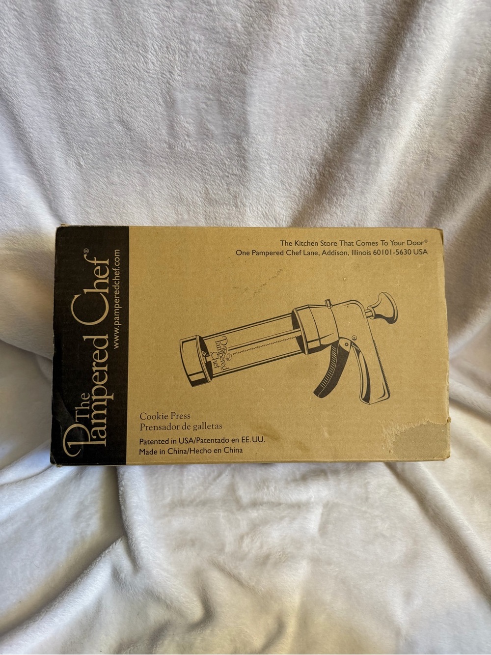 Pampered Chef Cookie Press With Original Box – Baking Tool - EUC